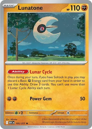 Lunatone #105 – Ascended Heroes