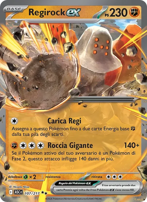 Regirock-ex 107 – Ascesa Eroica