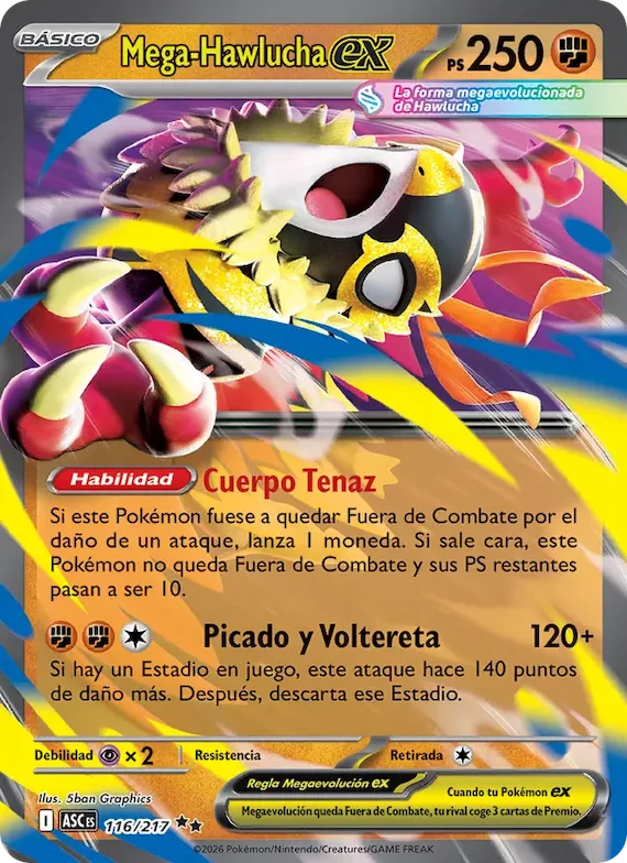 Mega-Hawlucha ex 116 – Héroes Ascendentes