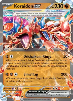 Koraidon-ex Nr. 121 – Ascended Heroes
