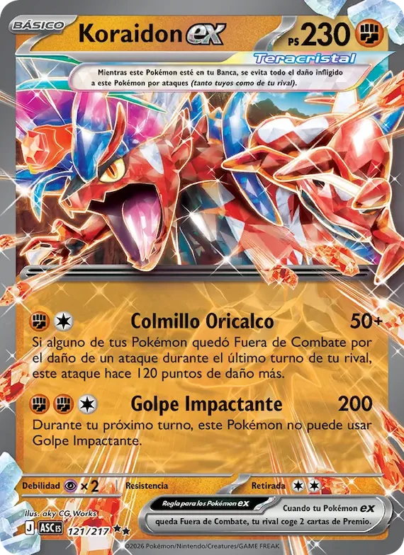 Koraidon ex 121 – Héroes Ascendentes
