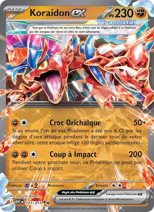 Koraidon-ex n° 121 – Héros Transcendants