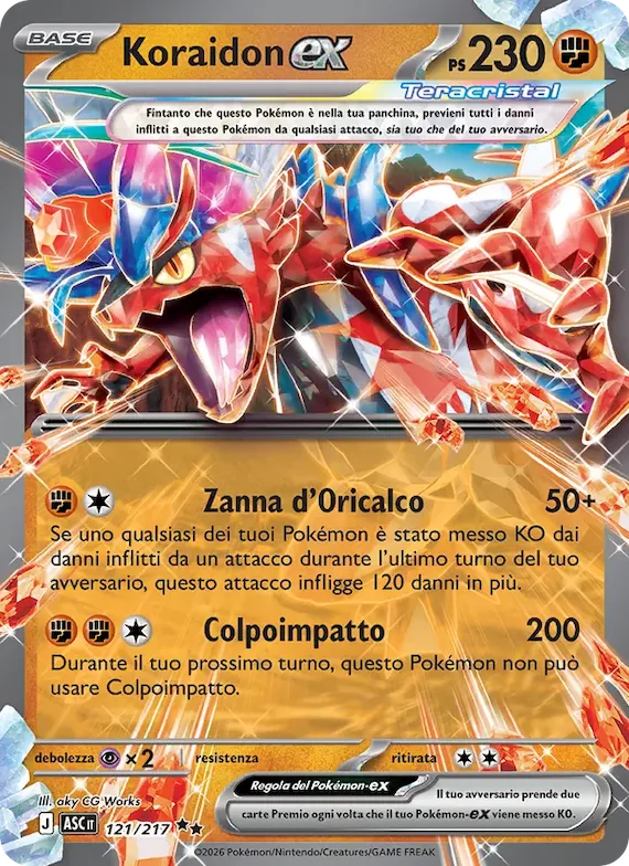 Koraidon-ex 121 – Ascesa Eroica