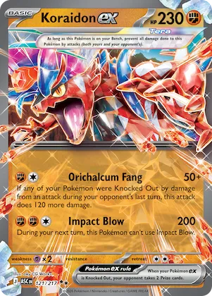 Koraidon ex #121 – Ascended Heroes
