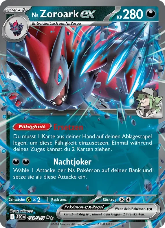 Ns Zoroark-ex 137 – Erhabene Helden