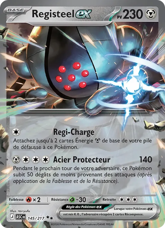Registeel-ex 145 – Héros Transcendants