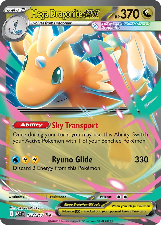 Mega Dragonite ex #152 – Ascended Heroes