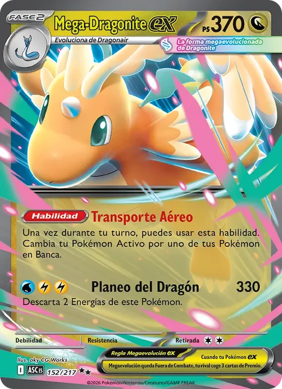 Mega-Dragonite ex 152 – Héroes Ascendentes
