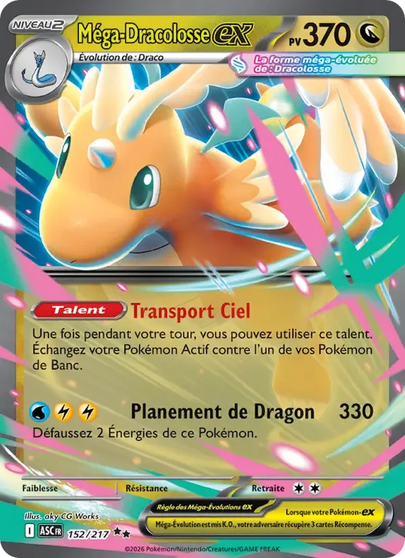 Méga-Dracolosse-ex 152 – Héros Transcendants
