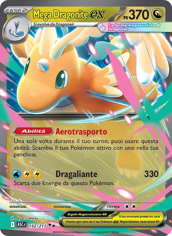 Mega Dragonite-ex 152 – Ascesa Eroica