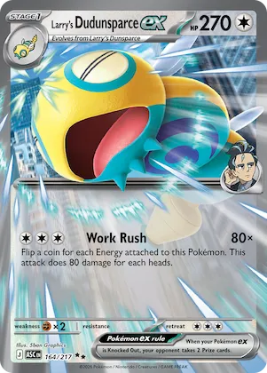Larry's Dudunsparce ex #164 – Ascended Heroes