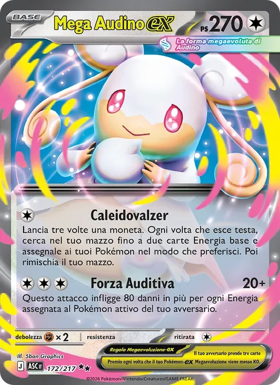 Mega Audino-ex 172 – Ascesa Eroica