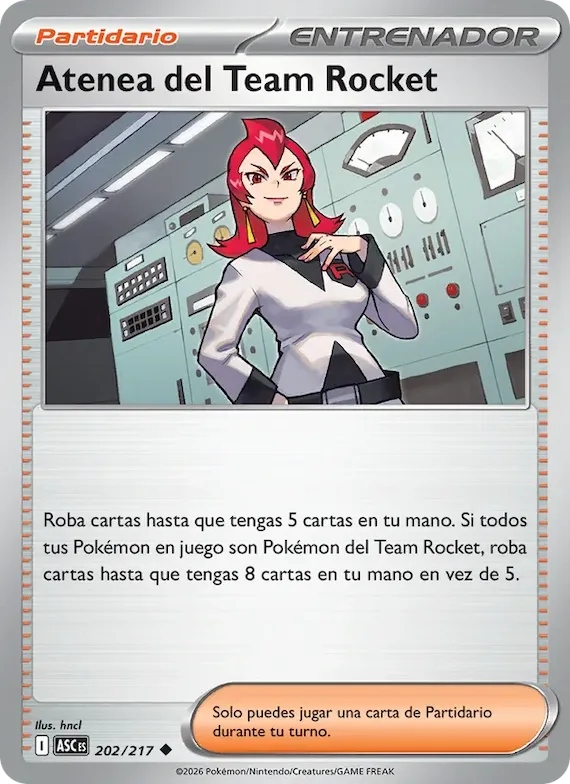 Atenea del Team Rocket 202 – Héroes Ascendentes