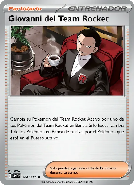 Giovanni del Team Rocket 204 – Héroes Ascendentes