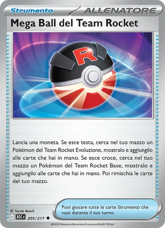 Mega Ball del Team Rocket 205 – Ascesa Eroica