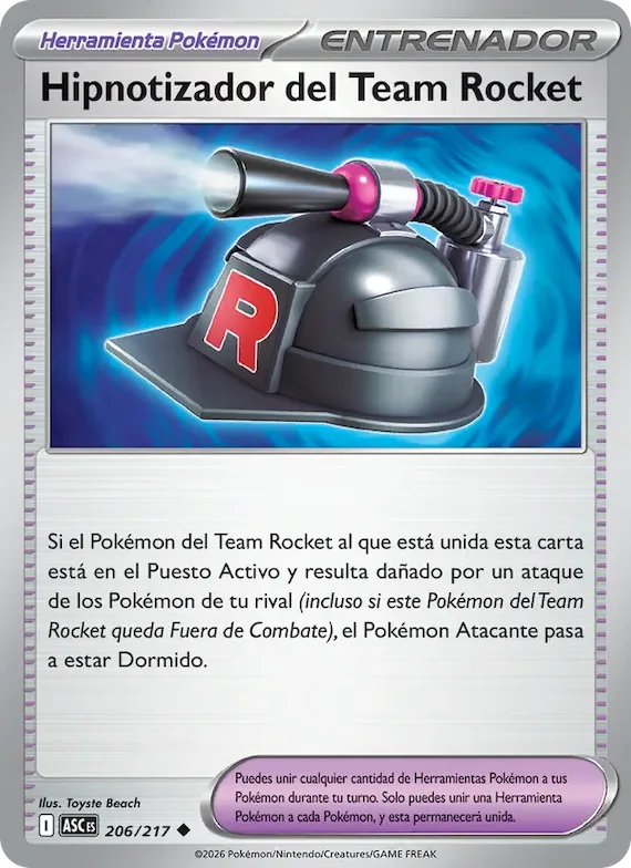 Hipnotizador del Team Rocket 206 – Héroes Ascendentes