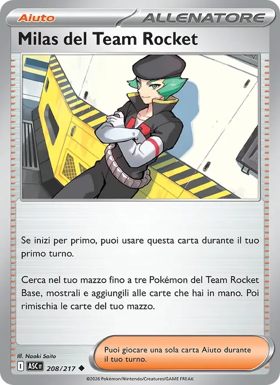 Milas del Team Rocket 208 – Ascesa Eroica