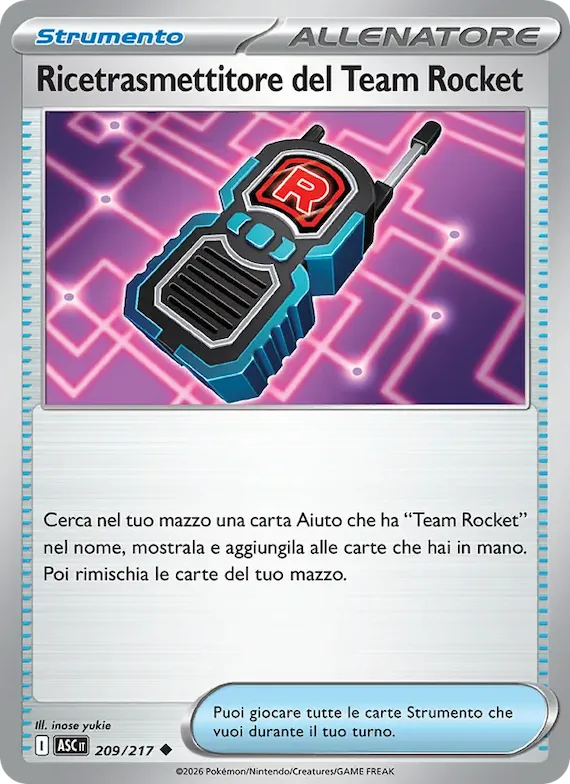 Ricetrasmettitore del Team Rocket 209 – Ascesa Eroica