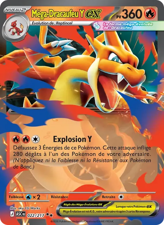 Méga-Dracaufeu Y-ex 22 – Héros Transcendants