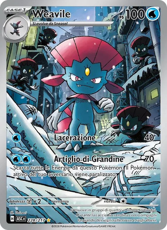 Weavile 228 – Ascesa Eroica