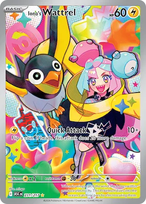Iono's Wattrel #231 – Ascended Heroes