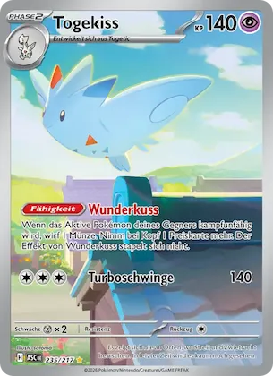 Togekiss Nr. 235 – Ascended Heroes