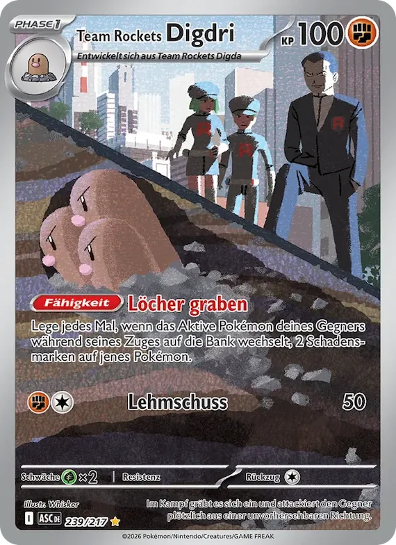 Team Rockets Digdri 239 – Erhabene Helden
