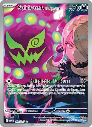 Spiritomb de Cynthia n° 244 – Héros Transcendants