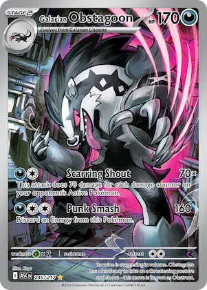 Galarian Obstagoon #245 – Ascended Heroes