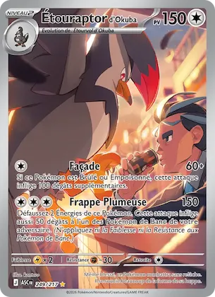 Étouraptor d'Okuba n° 249 – Héros Transcendants