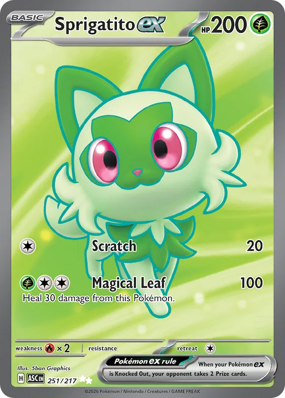 Sprigatito ex #251 – Ascended Heroes