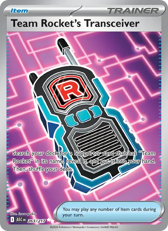 Transmissor da Equipe Rocket 263 – Heróis Excelsos