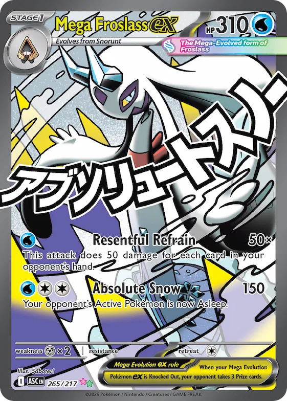 Mega Froslass ex #265 – Ascended Heroes