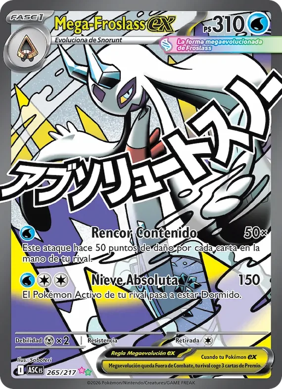 Mega-Froslass ex 265 – Héroes Ascendentes