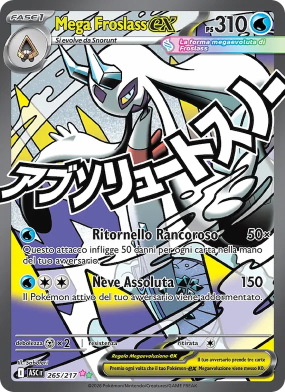 Mega Froslass-ex 265 – Ascesa Eroica