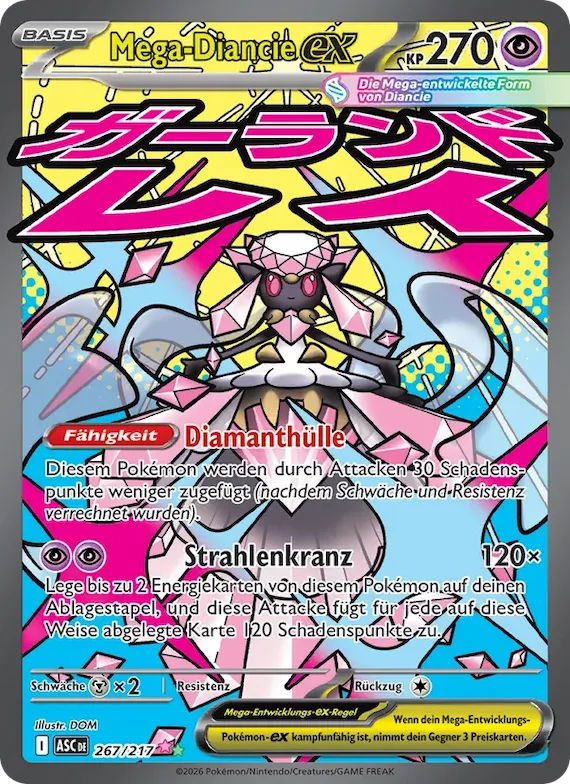 Mega-Diancie-ex 267 – Erhabene Helden