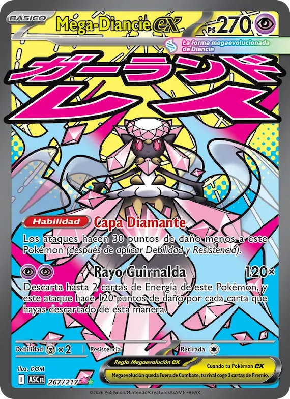 Mega-Diancie ex 267 – Héroes Ascendentes