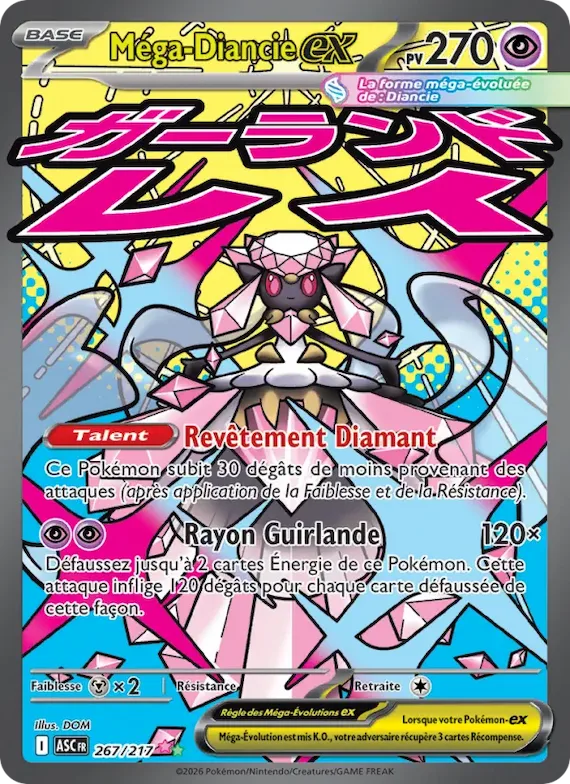Méga-Diancie-ex 267 – Héros Transcendants