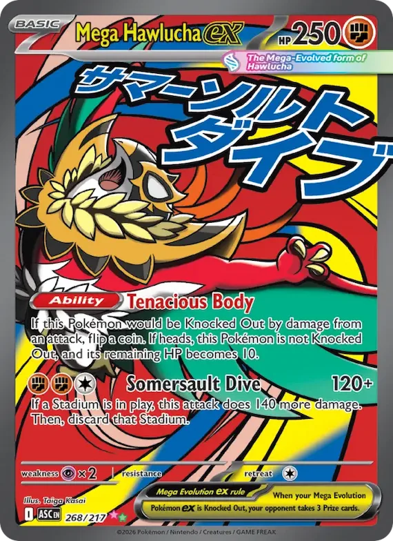 Mega Hawlucha ex #268 – Ascended Heroes