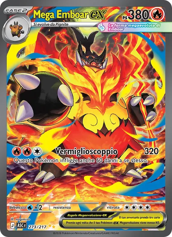 Mega Emboar-ex 273 – Ascesa Eroica