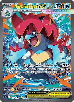 Mega Feraligatr-ex 274 – Ascesa Eroica