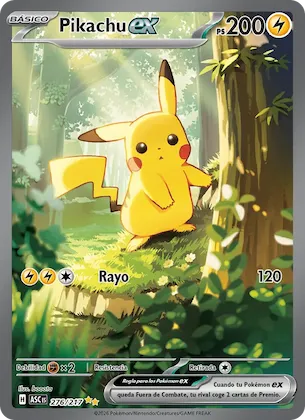 Pikachu ex 276 – Héroes Ascendentes