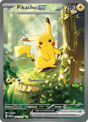 Pikachu-ex 276 – Héros Transcendants