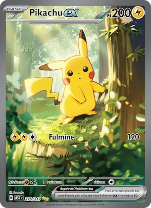 Pikachu-ex 276 – Ascesa Eroica