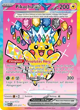 Pikachu-ex Nr. 277 – Ascended Heroes