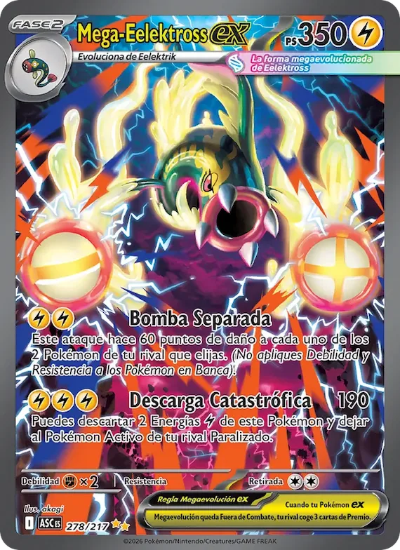 Mega-Eelektross ex 278 – Héroes Ascendentes