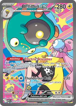 Iono's Bellibolt ex #279 – Ascended Heroes