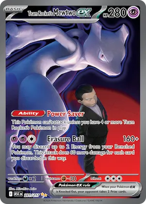 Team Rocket's Mewtwo ex #281 – Ascended Heroes