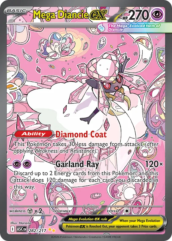 Mega Diancie ex #282 – Ascended Heroes