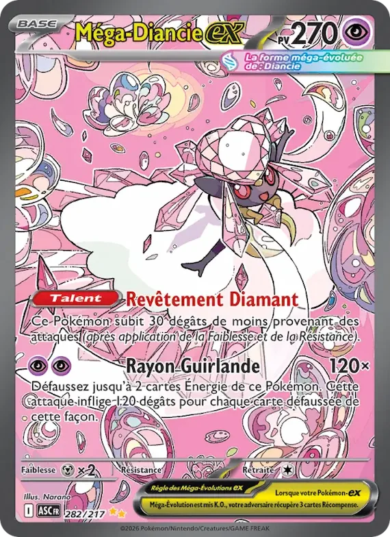 Méga-Diancie-ex 282 – Héros Transcendants